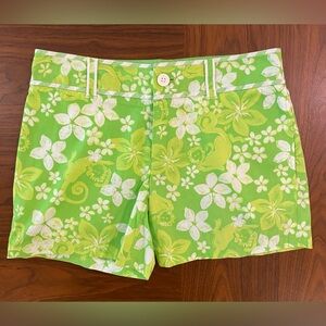 Lilly Pulitzer Lime Floral Women's Shorts
